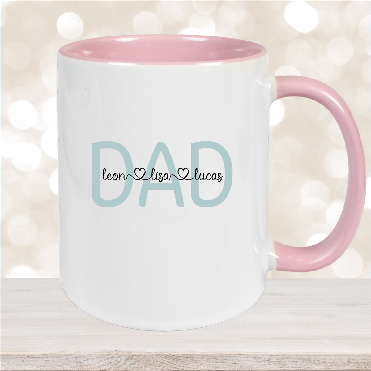 Tasse Vatertag #2 Wunschnamen Keramik Personalisiert versch. Farben