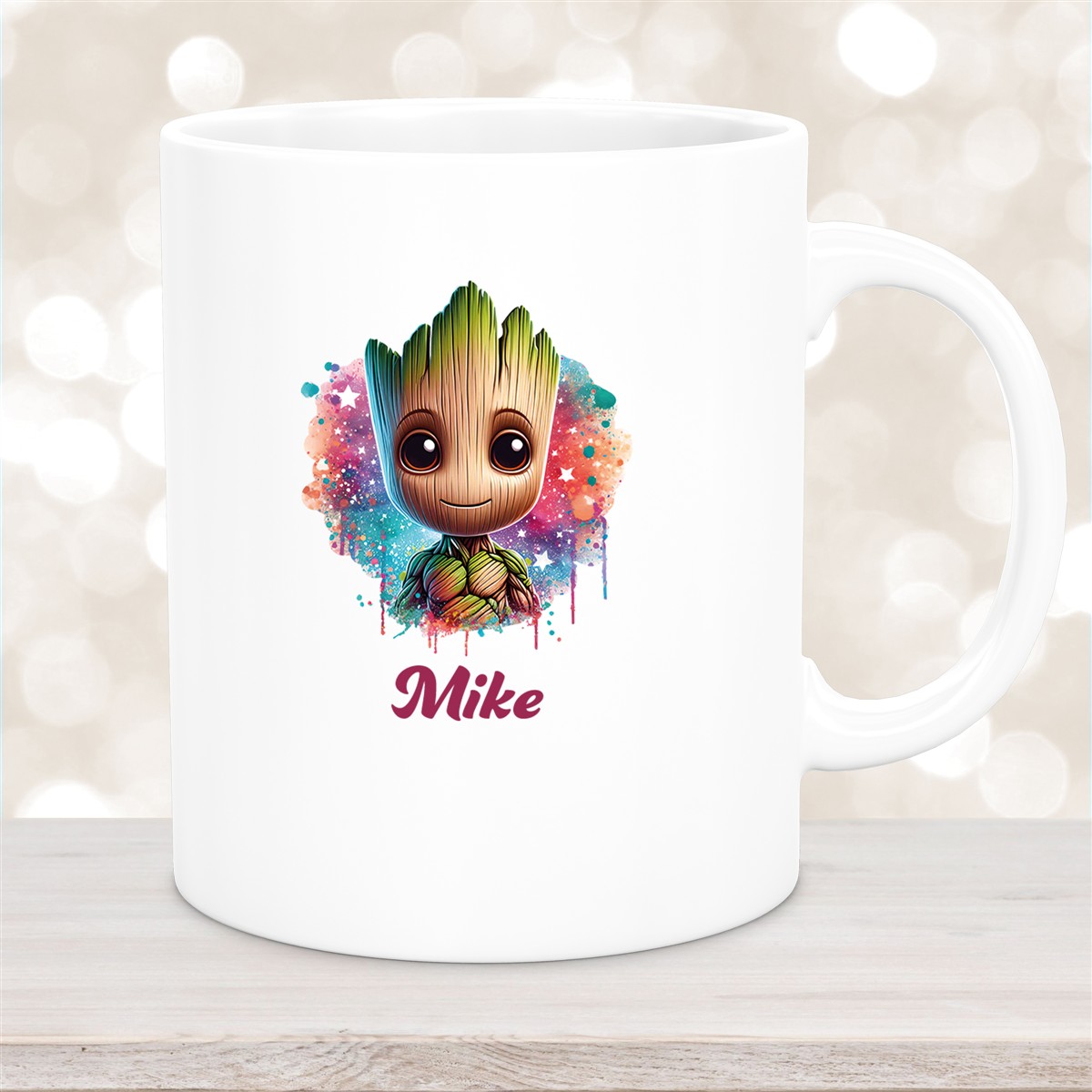 Tasse Baby-Groot #4 Wunschname Keramik Kinderbecher personalisiert versch. Farben