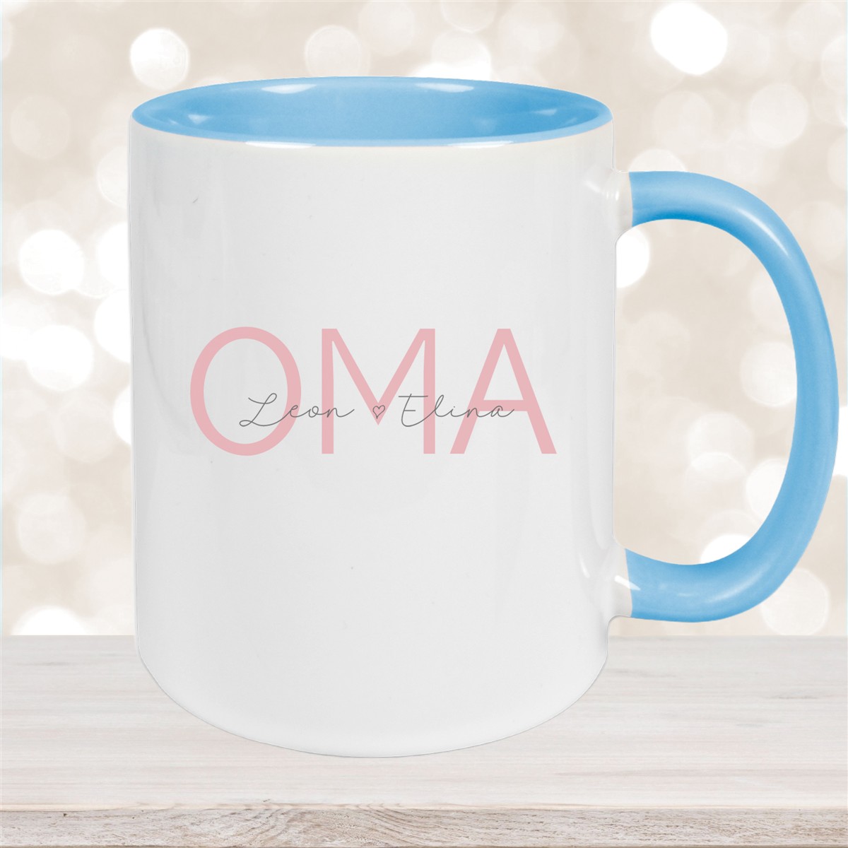 Tasse, Oma, Muttertag, Geburtstag #1 Wunschnamen Keramik Personalisiert versch. Farben