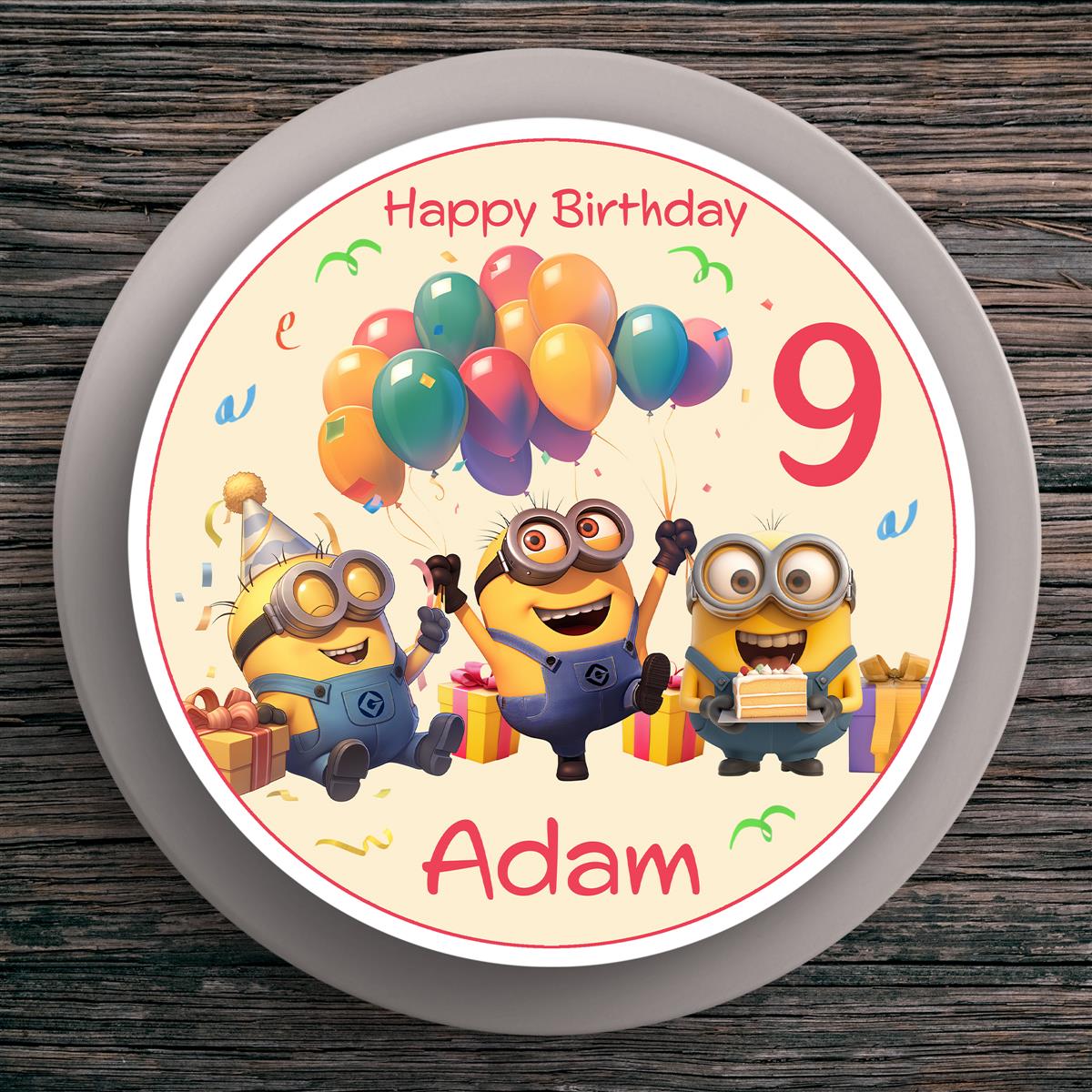 Tortenaufleger Geburtstag Minions #6 – Magische Kuchendekoration für Kindergeburtstage 