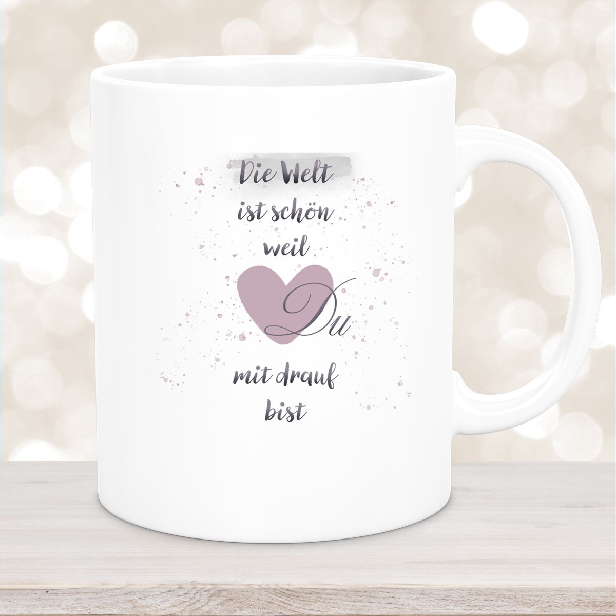 Tasse Freundschaft Liebe Sprüche #2 Keramik versch. Farben