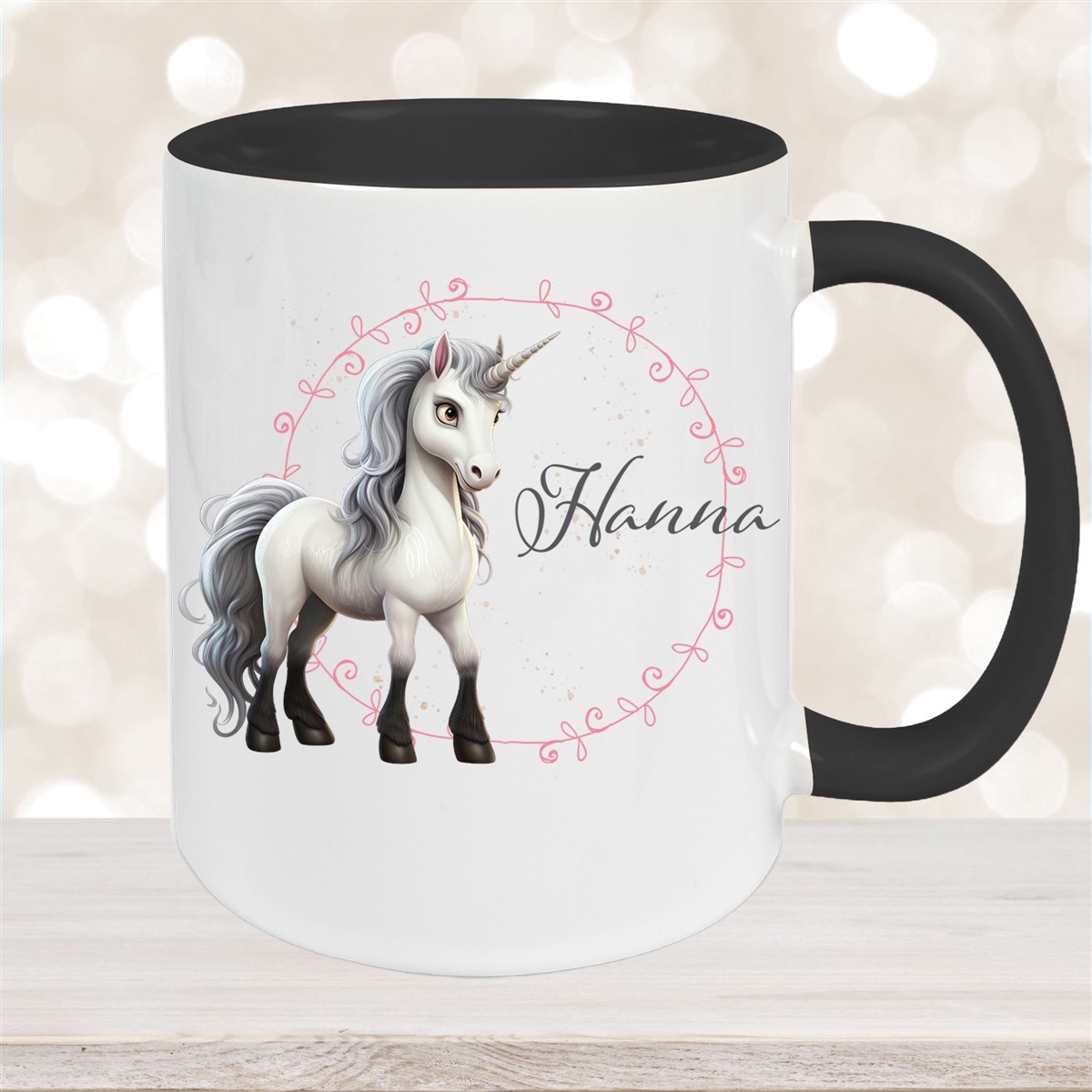 Tasse Einhorn #6 Wunschname Keramik Kinderbecher personalisiert versch. Farben