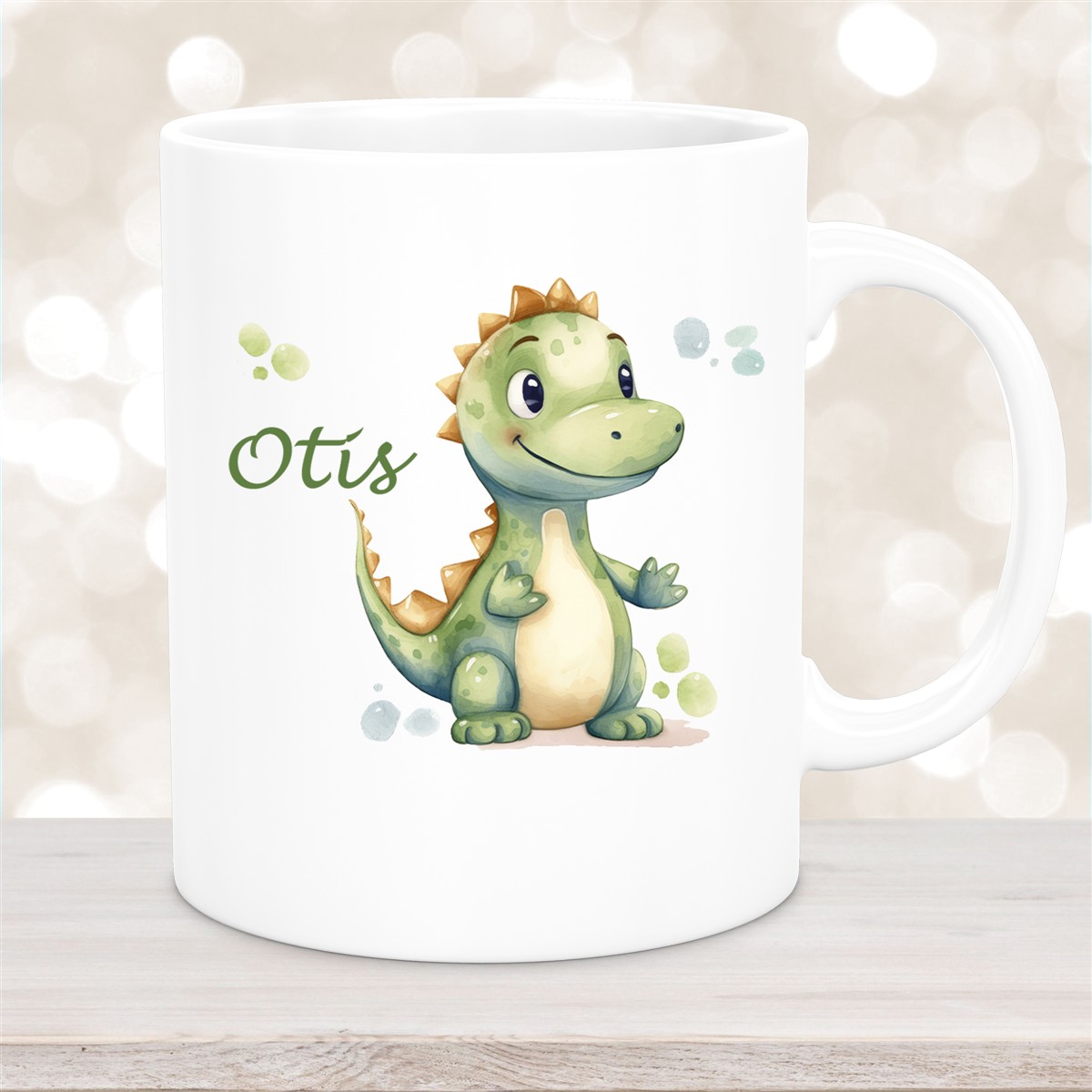Tasse Wunschname Dino # 1 Keramik Kinderbecher versch. Farben
