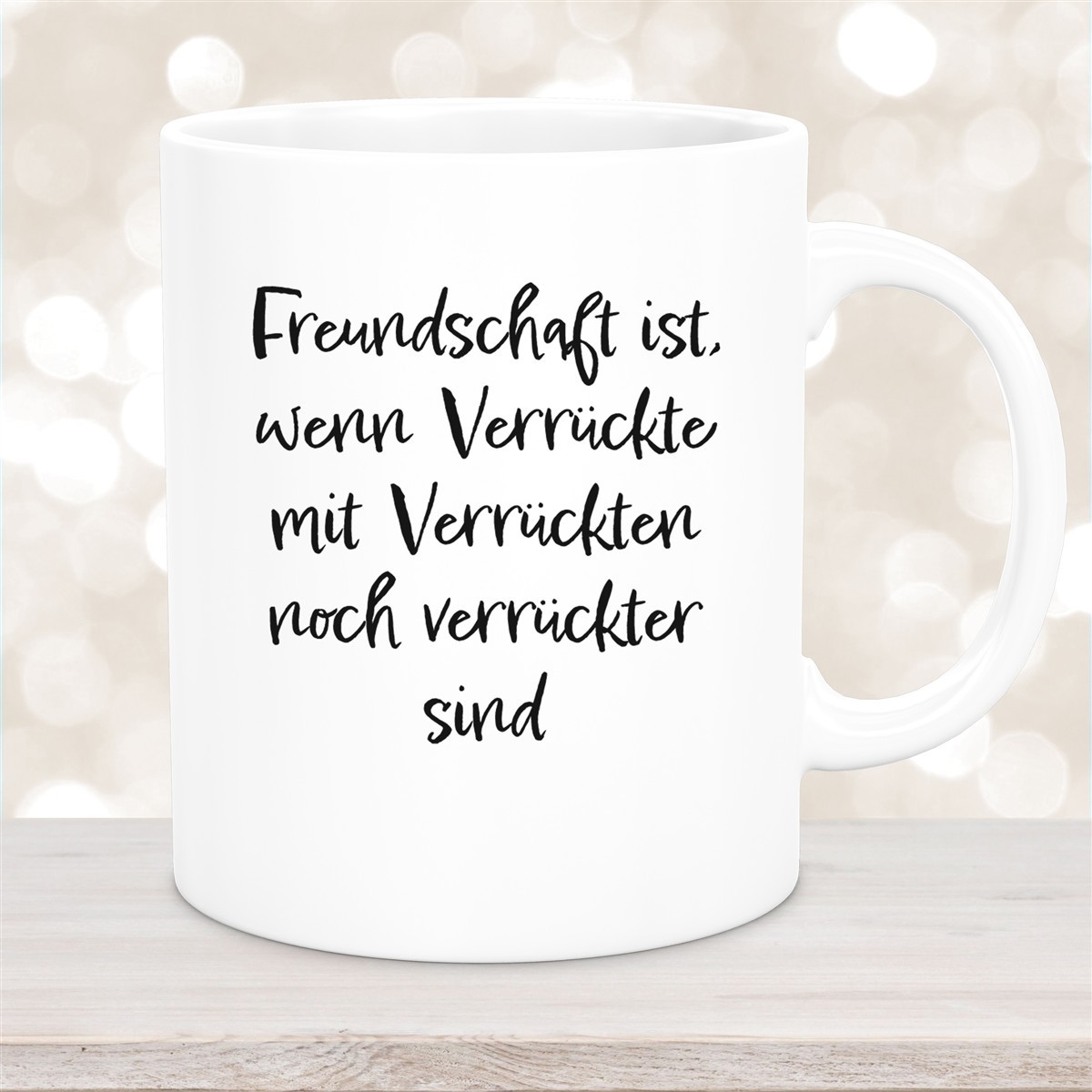 Tasse Freundschaft Liebe Sprüche #1 Keramik versch. Farben