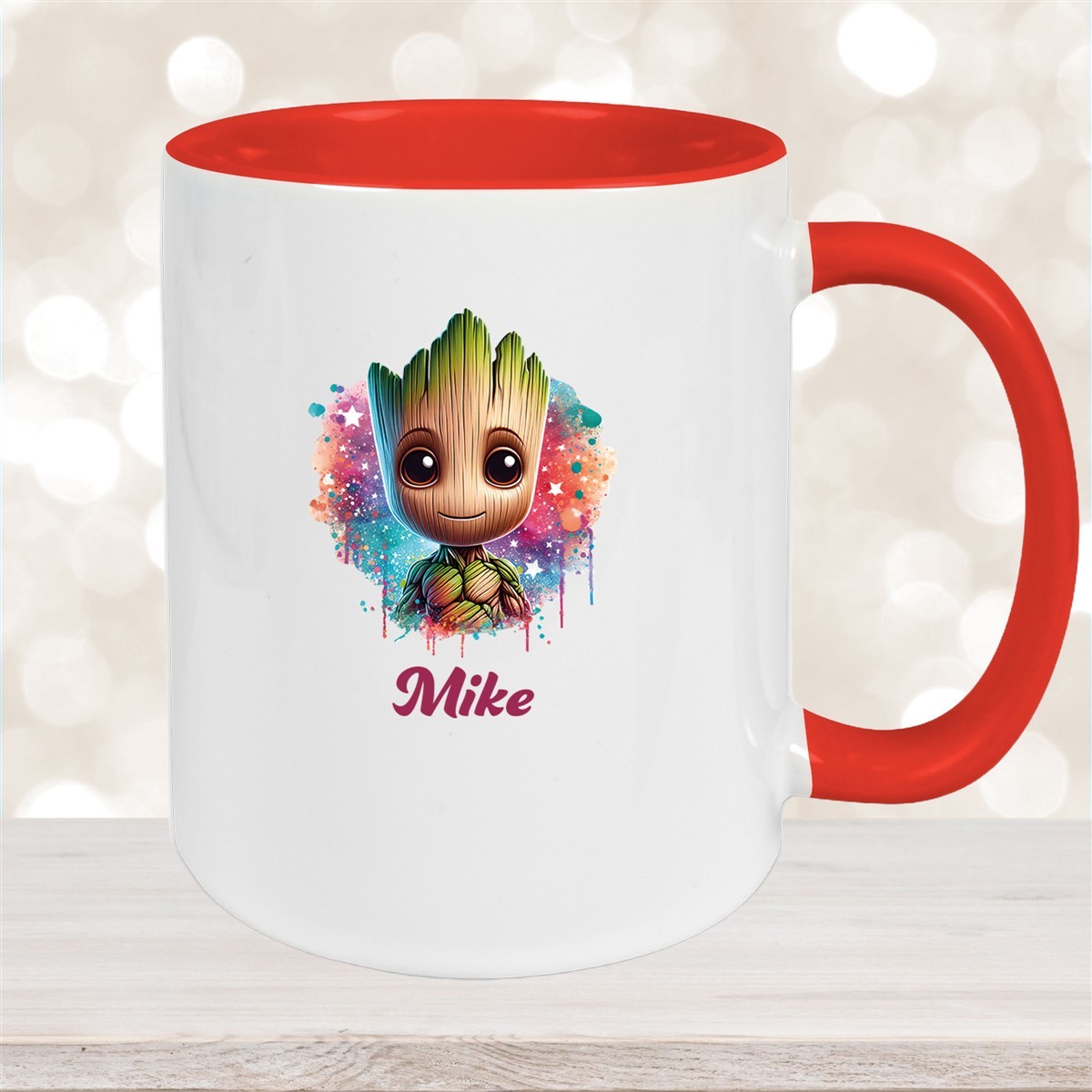 Tasse Baby-Groot #4 Wunschname Keramik Kinderbecher personalisiert versch. Farben