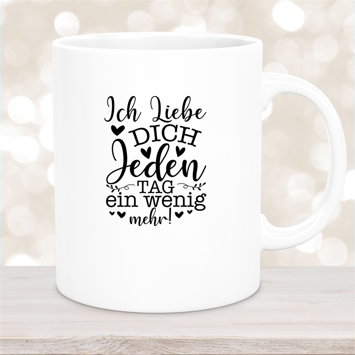 Tasse Spruch Valentinstag #17 Keramik versch. Farben