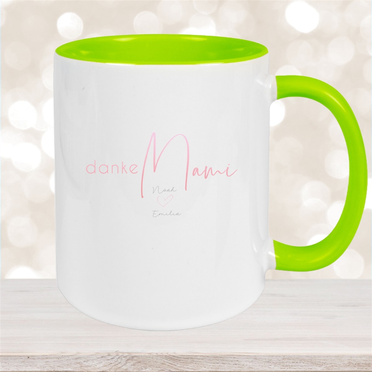 Tasse Muttertag #5 Wunschnamen Keramik Personalisiert versch. Farben