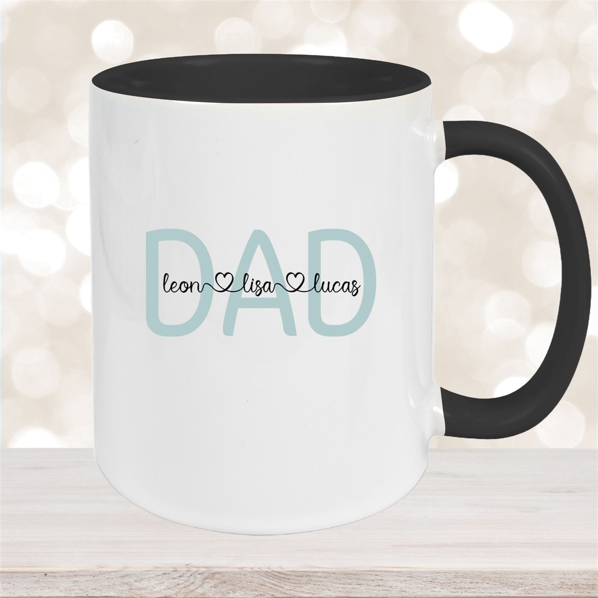 Tasse Vatertag #2 Wunschnamen Keramik Personalisiert versch. Farben