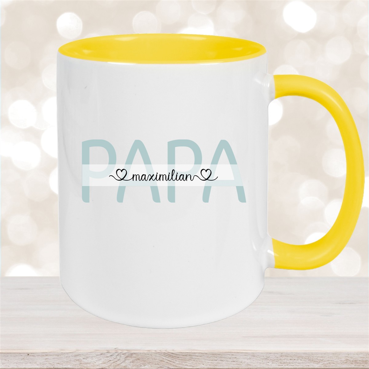 Tasse Vatertag #1 Wunschnamen Keramik Personalisiert versch. Farben