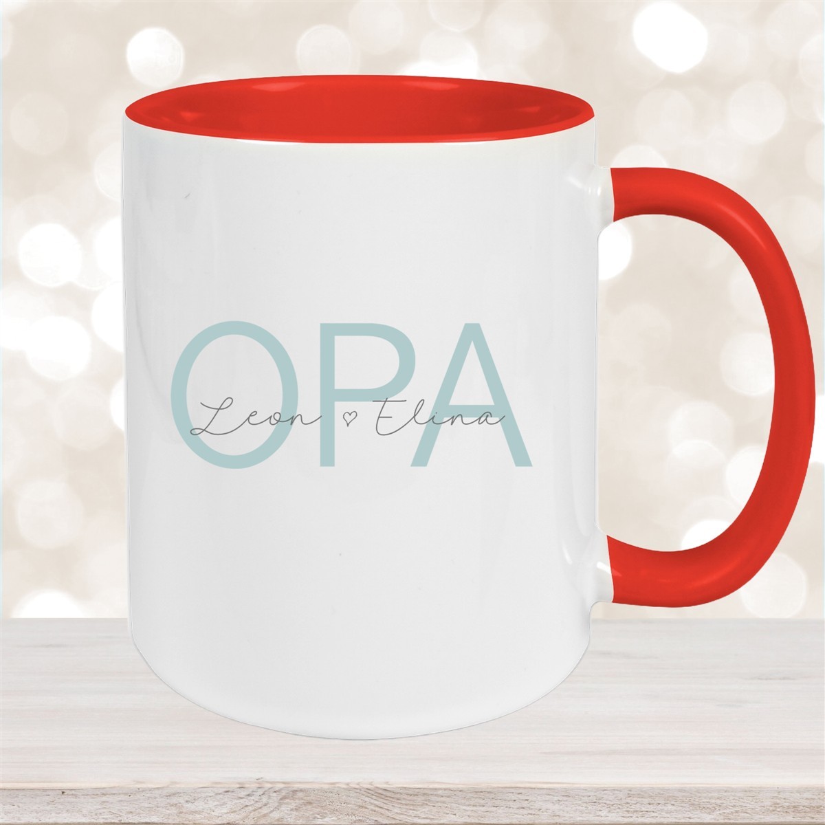 Tasse, Opa, Vatertag, Geburtstag #1 Wunschnamen Keramik Personalisiert #1 versch. Farben