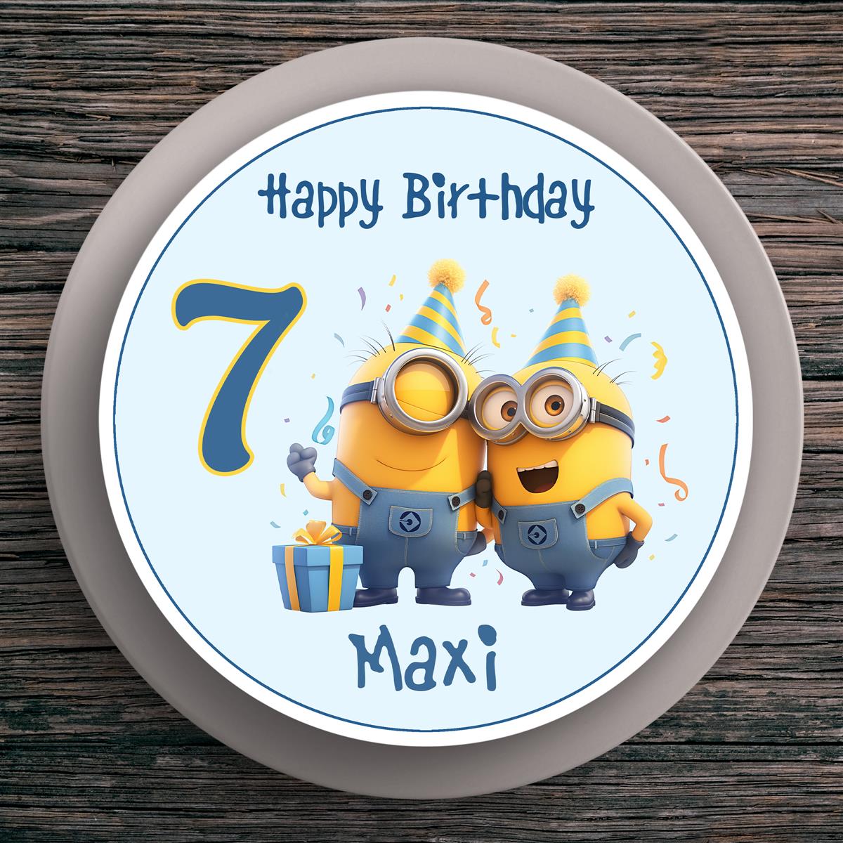 Tortenaufleger Geburtstag Minions #2 – Magische Kuchendekoration für Kindergeburtstage