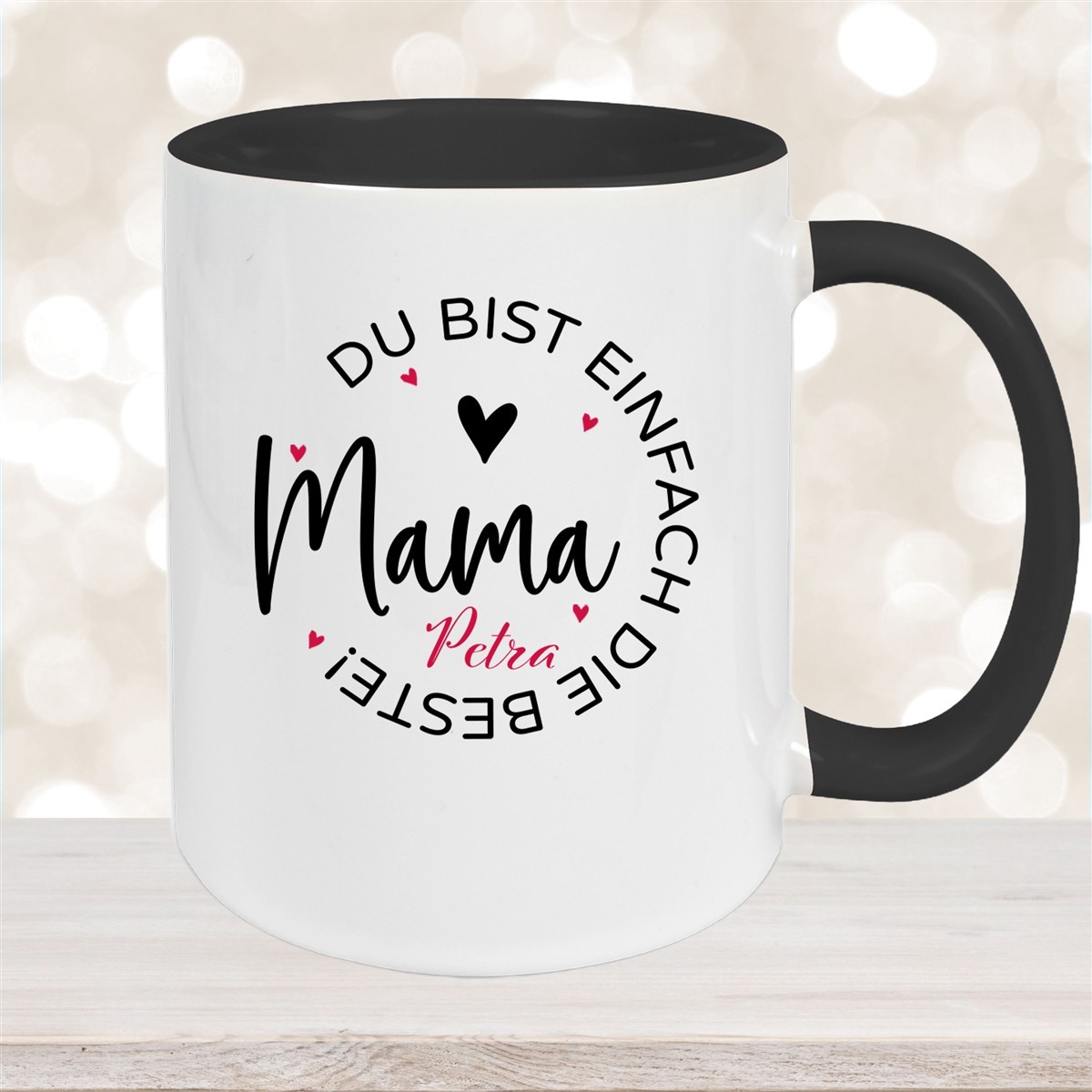 Tasse Muttertag #13 Wunschnamen Keramik Personalisiert versch. Farben