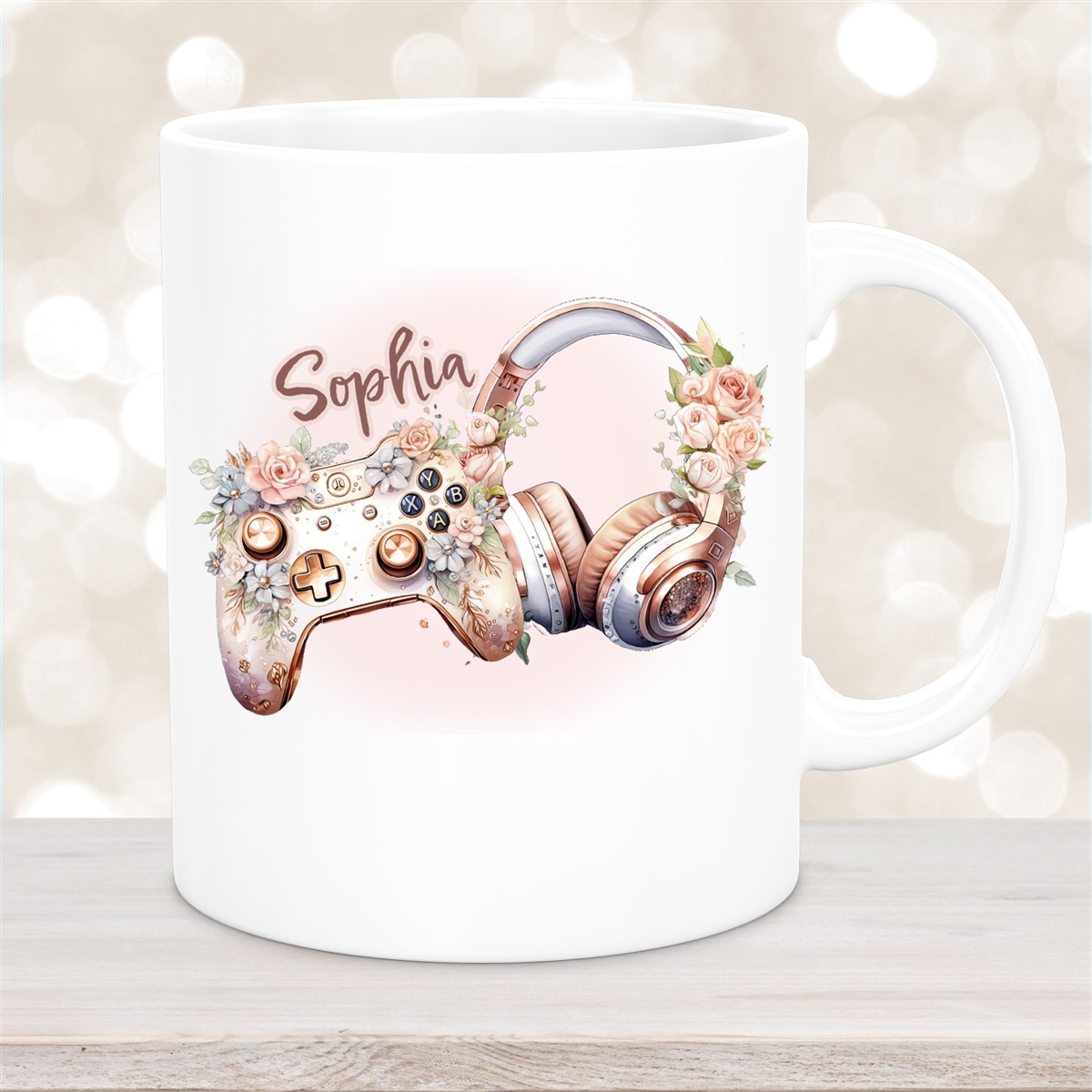 Tasse Gamer #4 Wunschname Keramik Kinderbecher personalisiert versch. Farben