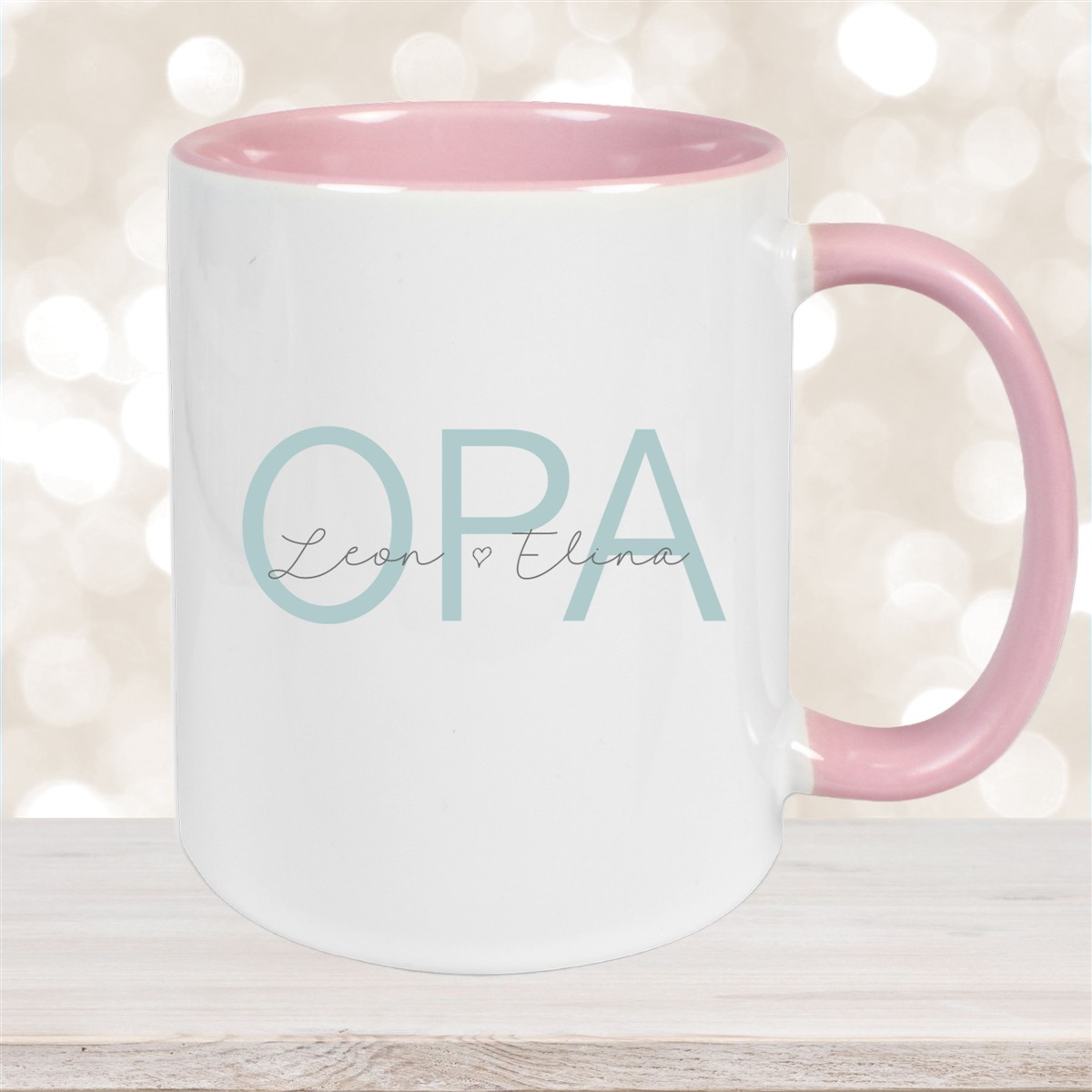 Tasse, Opa, Vatertag, Geburtstag #1 Wunschnamen Keramik Personalisiert #1 versch. Farben