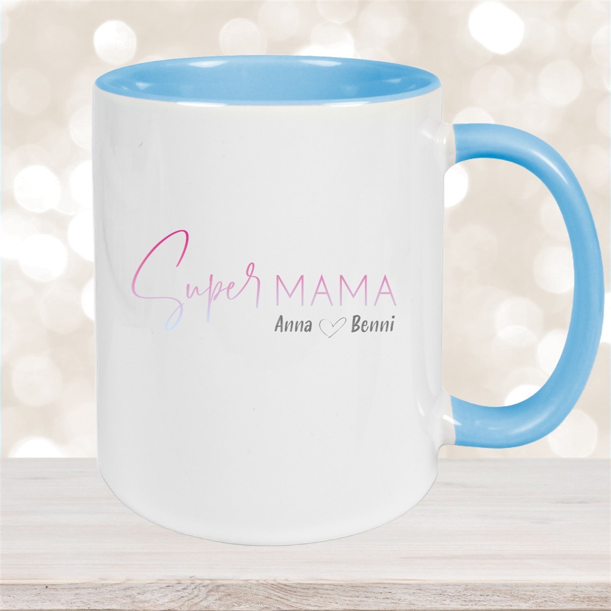 Tasse Muttertag #4 Wunschnamen Keramik Personalisiert versch. Farben