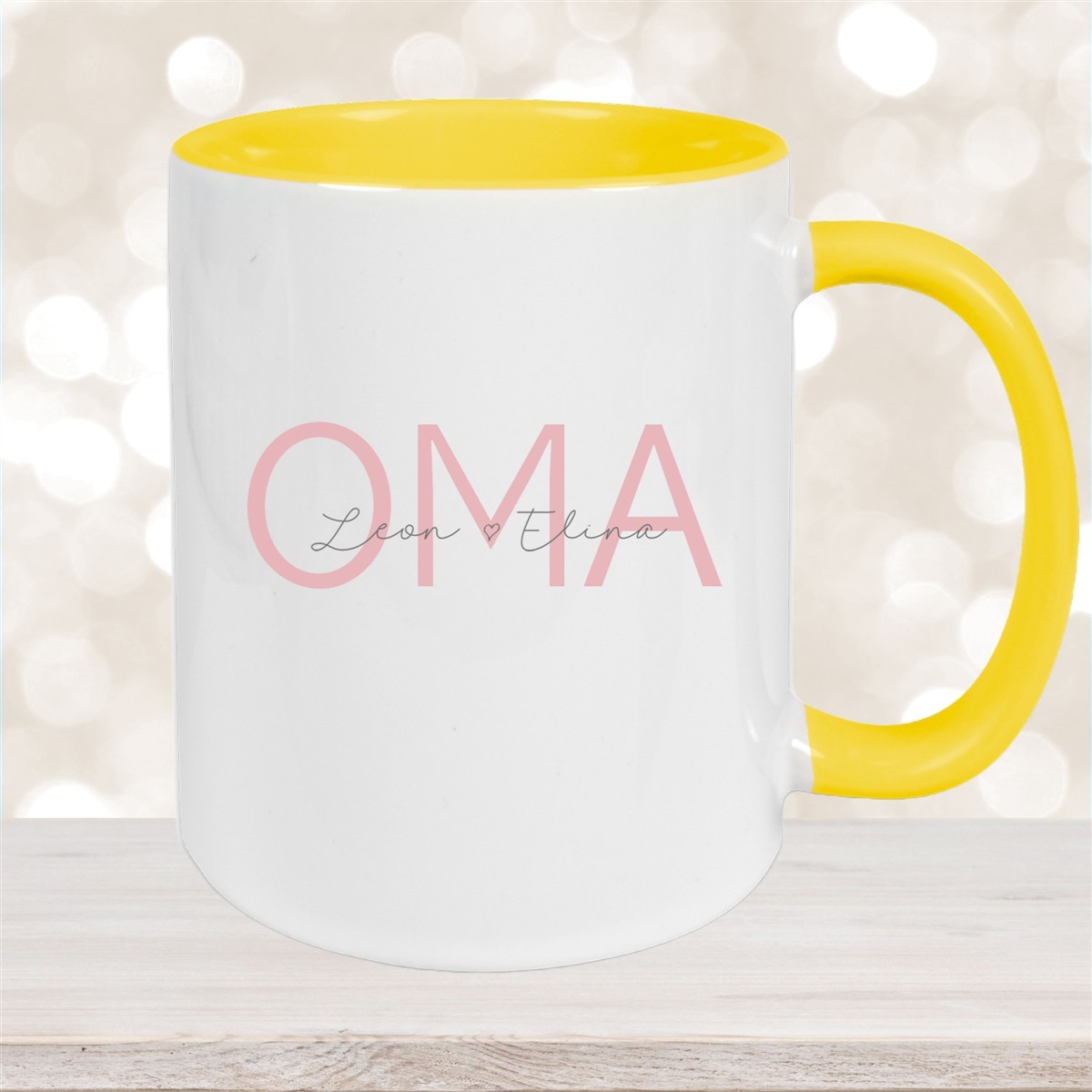 Tasse, Oma, Muttertag, Geburtstag #1 Wunschnamen Keramik Personalisiert versch. Farben