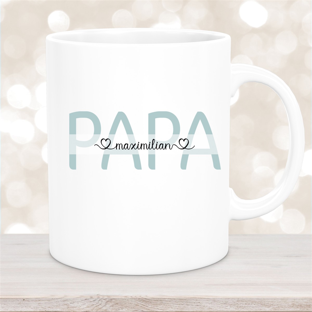 Tasse Vatertag #1 Wunschnamen Keramik Personalisiert versch. Farben