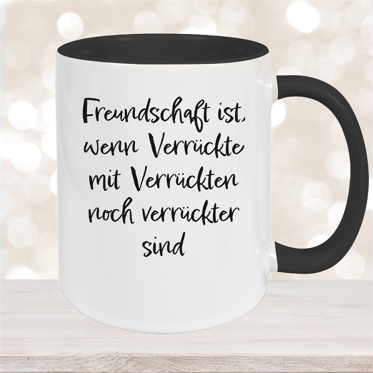 Tasse Freundschaft Liebe Sprüche #1 Keramik versch. Farben