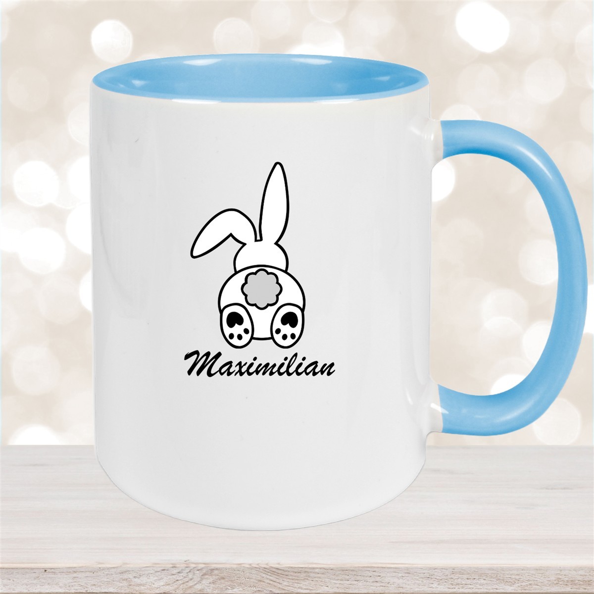 Tasse Ostern - Hase #4 Wunschnamen Keramik personalisiert versch. Farben