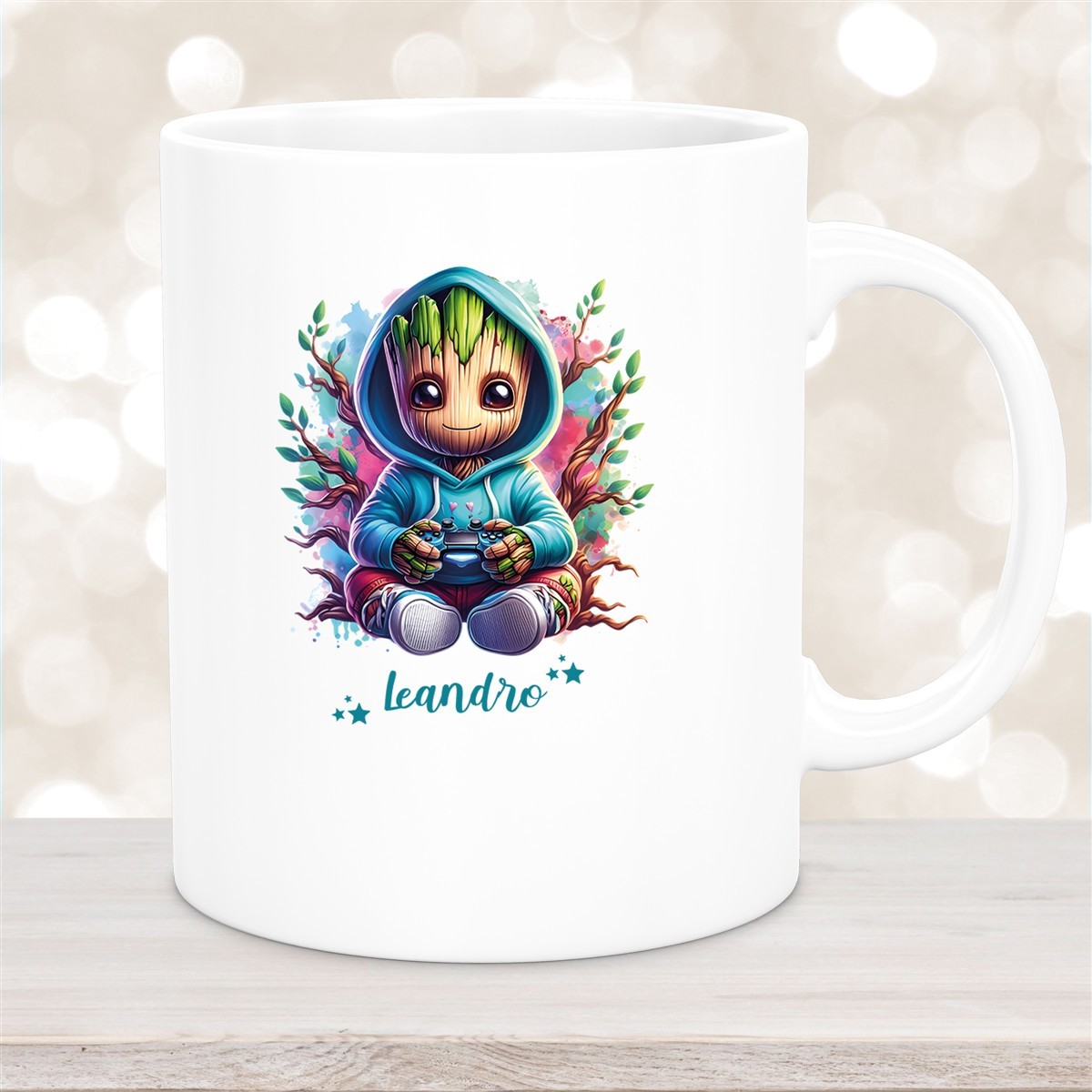 Tasse Wunschname Baby-Groot #6 Keramik Kinderbecher personalisiert versch. Farben