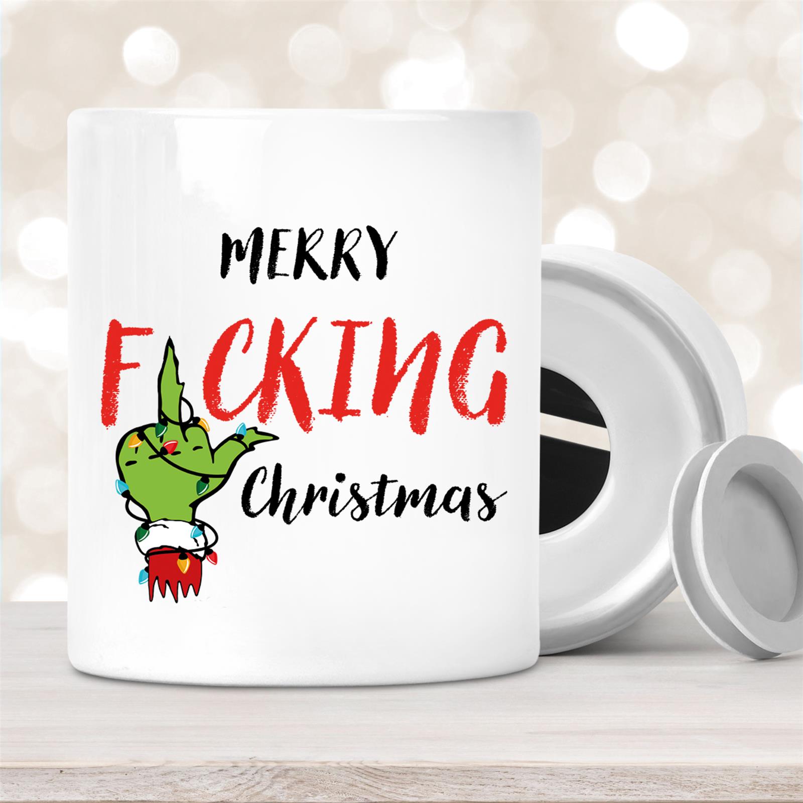 Spardose mit Wunschname Weihnachten Grinch #7 personalisiert