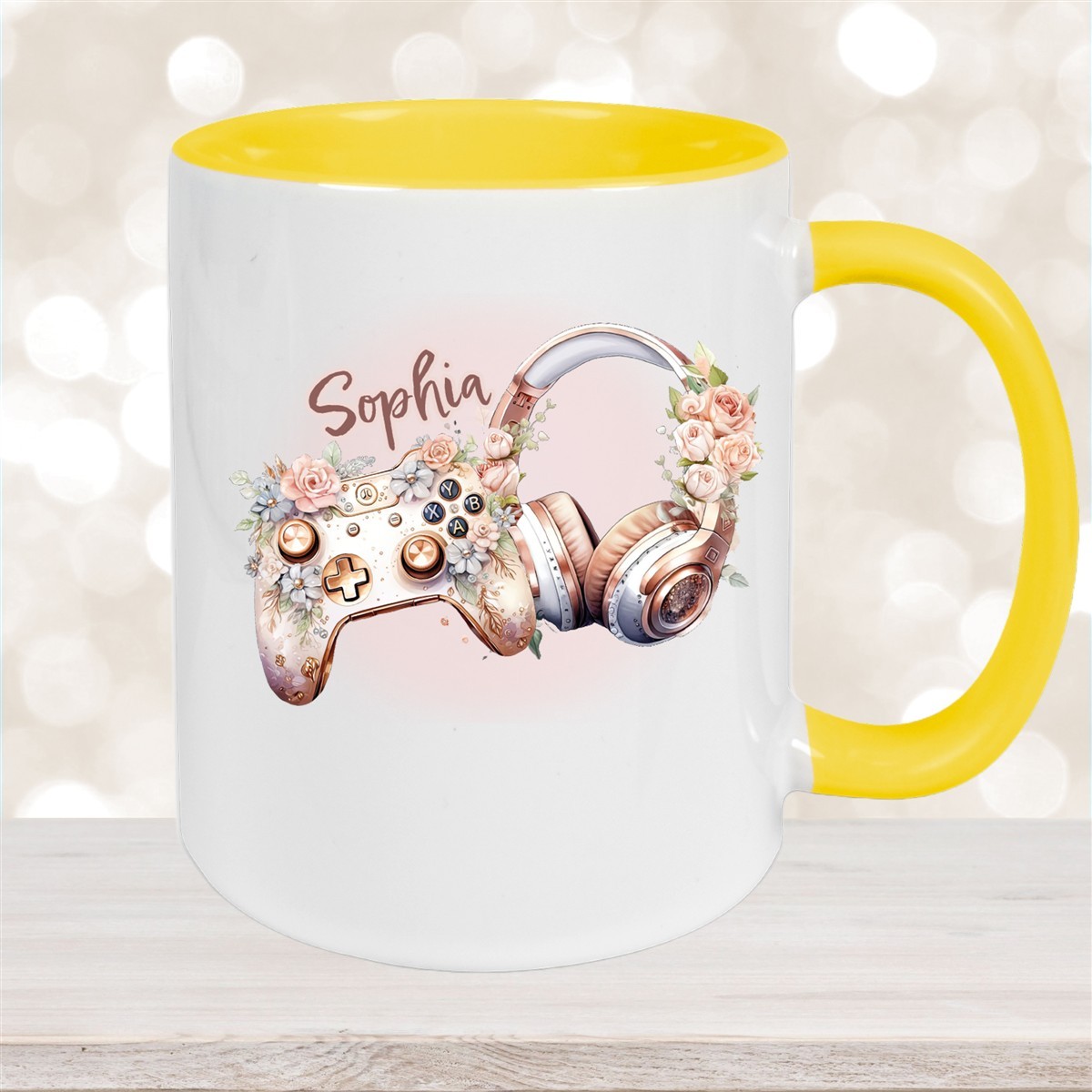 Tasse Gamer #4 Wunschname Keramik Kinderbecher personalisiert versch. Farben