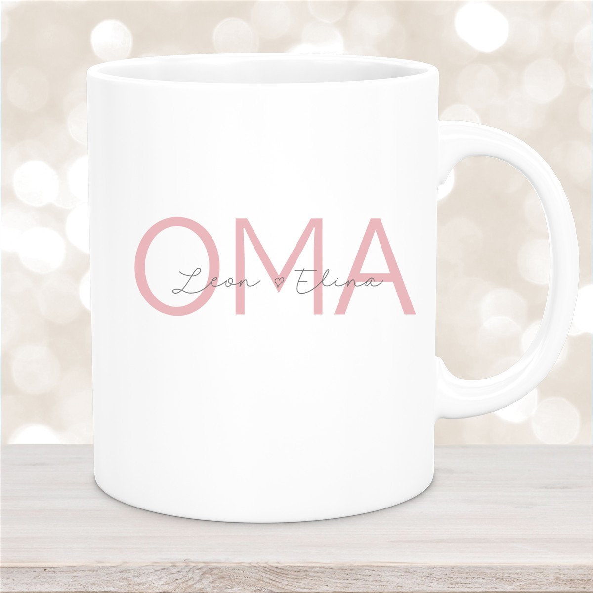 Tasse, Oma, Muttertag, Geburtstag #1 Wunschnamen Keramik Personalisiert versch. Farben