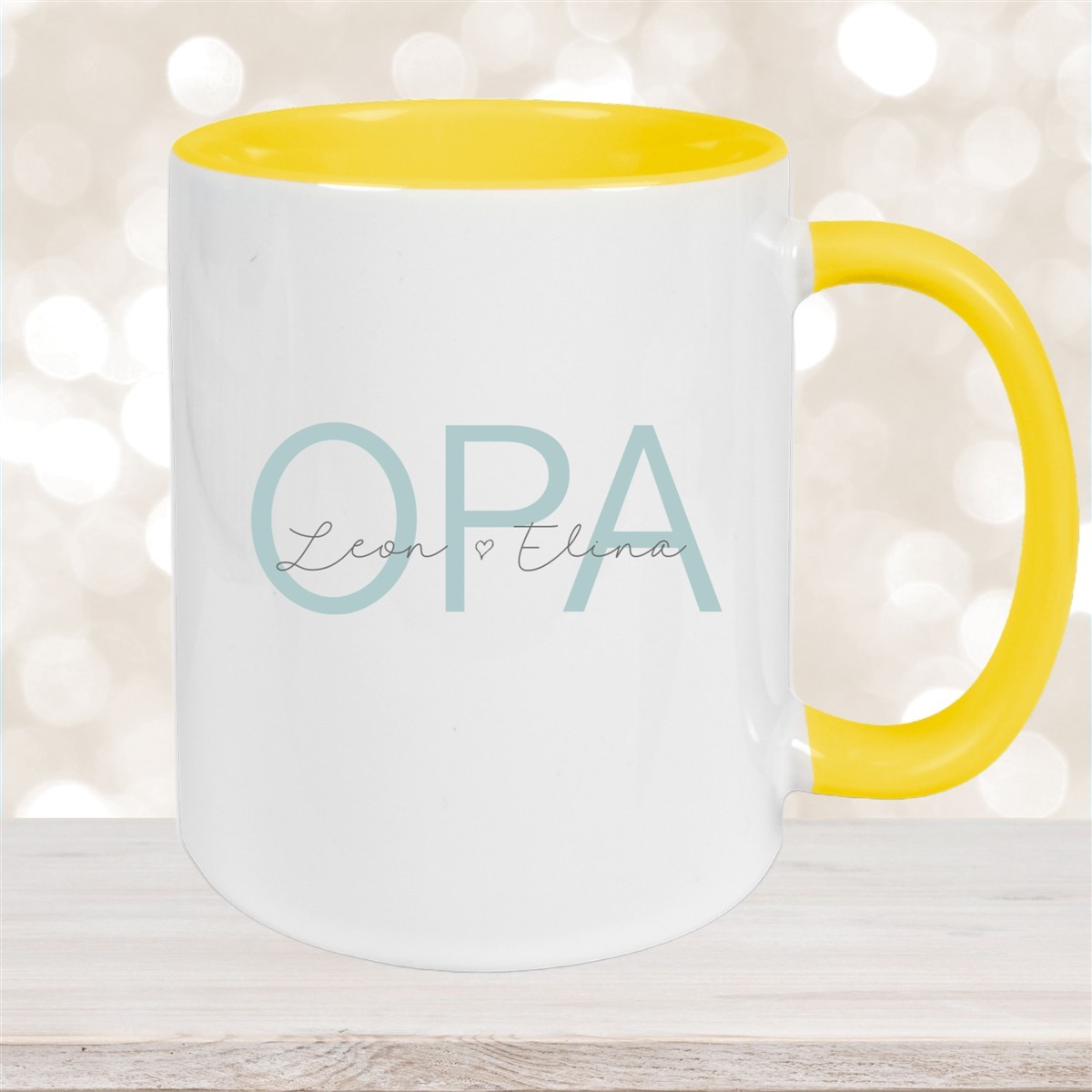 Tasse, Opa, Vatertag, Geburtstag #1 Wunschnamen Keramik Personalisiert #1 versch. Farben