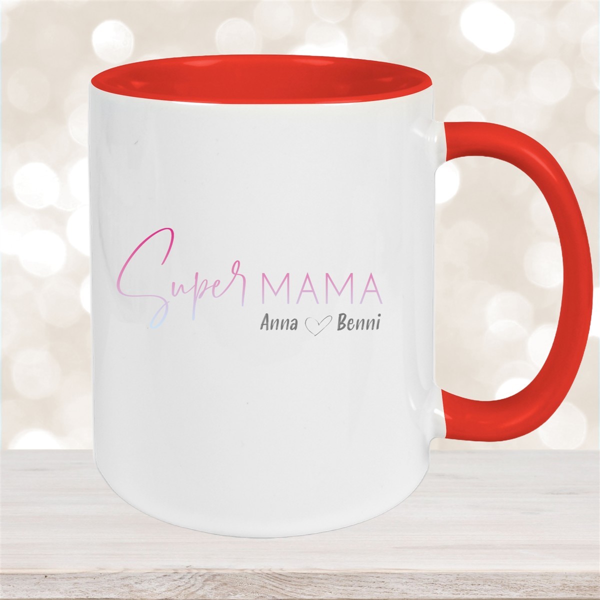 Tasse Muttertag #4 Wunschnamen Keramik Personalisiert versch. Farben