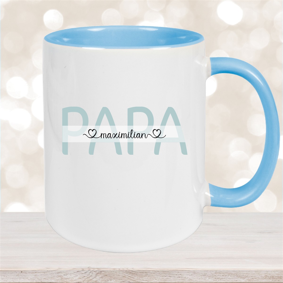 Tasse Vatertag #1 Wunschnamen Keramik Personalisiert versch. Farben