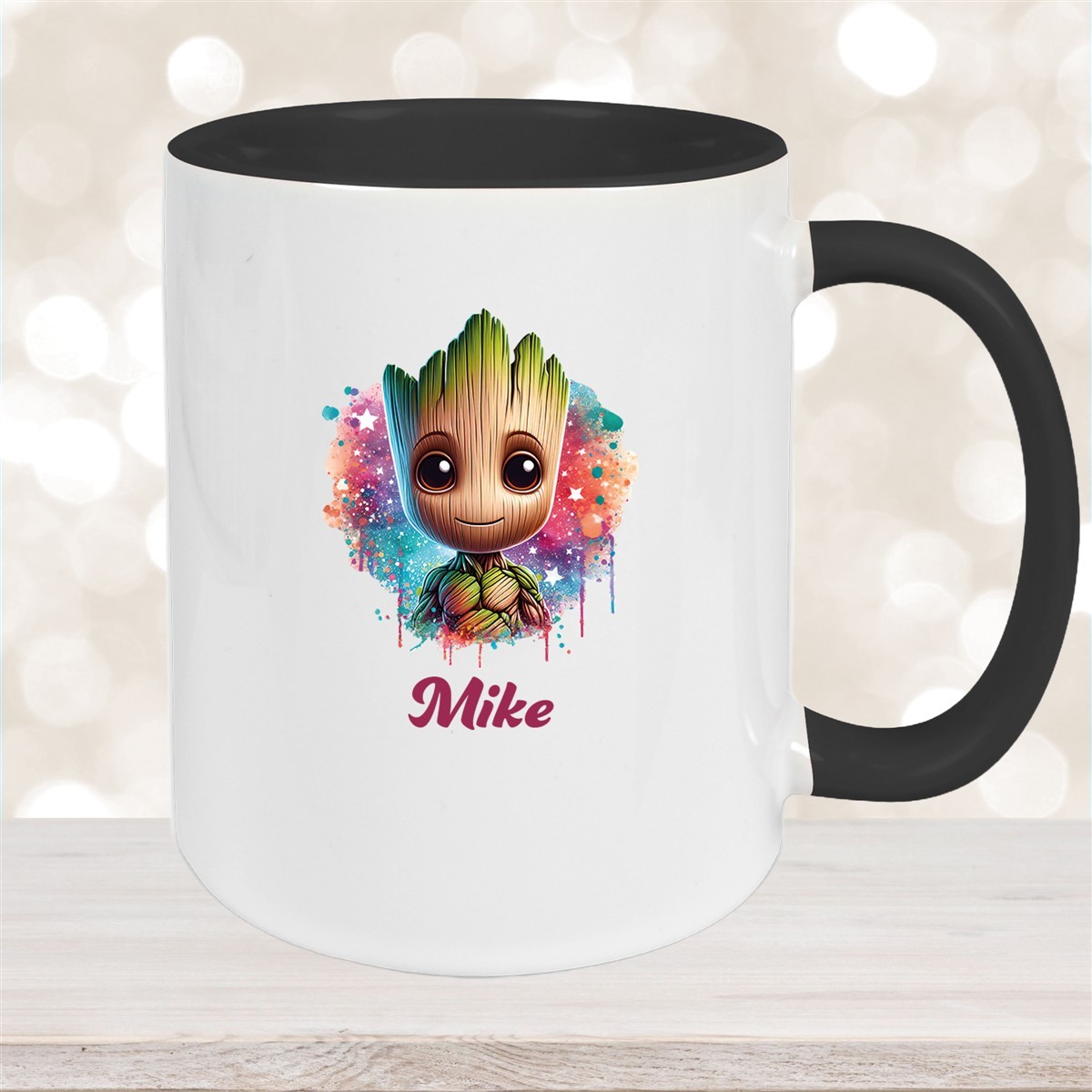 Tasse Baby-Groot #4 Wunschname Keramik Kinderbecher personalisiert versch. Farben