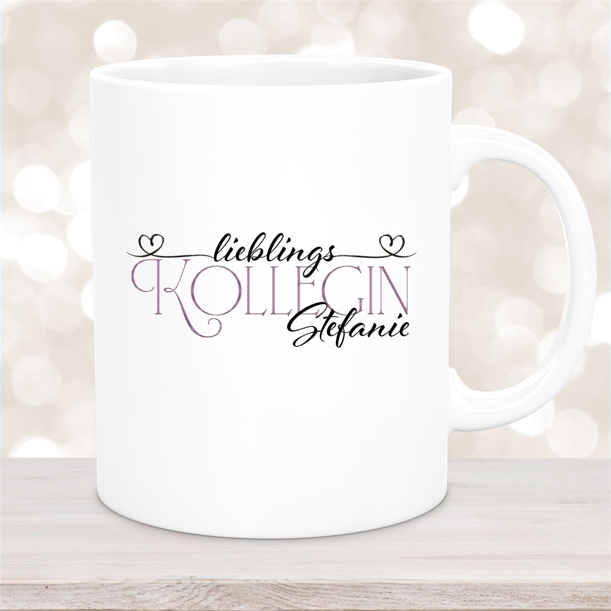 Tasse Wunschname Lieblings-Kollegin #1 personalisiert Keramik Becher versch. Farben