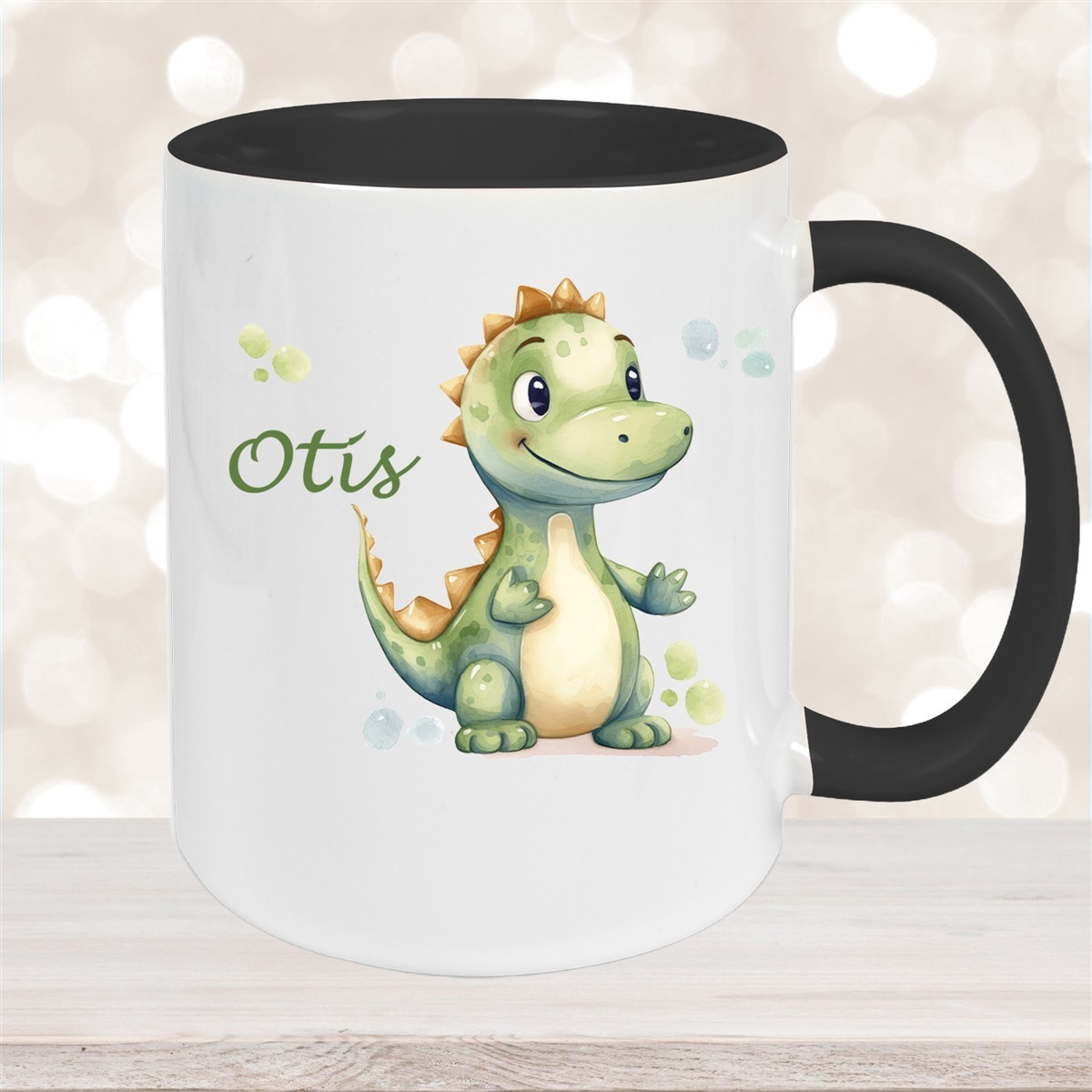 Tasse Wunschname Dino # 1 Keramik Kinderbecher versch. Farben